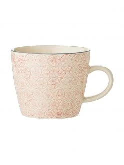 Bloomingville Tassen C&eacute;cile mit kleinem Muster, 3er-Set, Ø 10 x H 8 cm, 300 ml -Küche Geschäft Tassen Cecile mit kleinem Muster 3er Set 4