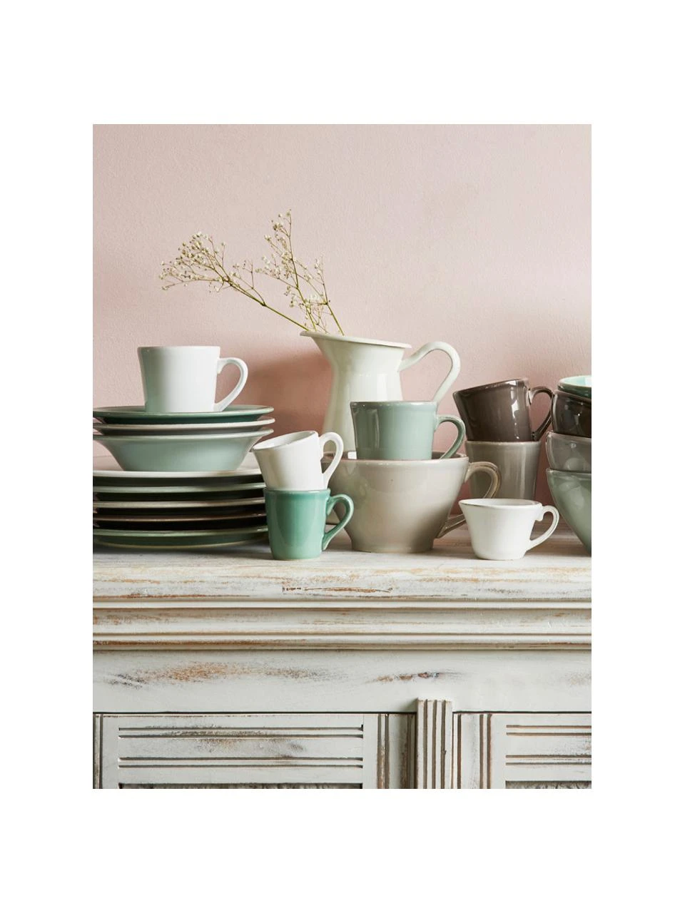 Cote Table Tassen Constance im Landhaus Style, 2 Stück, Ø 9 x H 10 cm, 250 mlNur noch wenige verfügbar 2 Cote Table Tassen Constance im Landhaus Style, 2 Stück, Ø 9 x H 10 cm, 250 mlNur noch wenige verfügbar – Bild 2