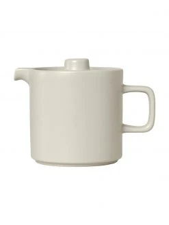 Blomus Teekanne Pilar aus Keramik in Beige matt/glänzend, 1 L