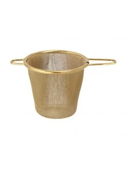 Bloomingville Teesieb Kronos in Gold, B 14 x H 7 cm