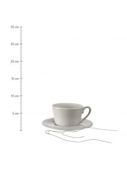 Cote Table Teetasse mit Untertasse Constance im Landhaus Style, Ø 19 x H 8 cm, 375 ml -Küche Geschäft Teetasse mit Untertasse Constance im Landhaus Style 5