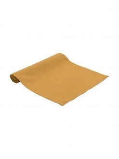 Magma Tischläufer Riva aus Baumwollgemisch in Senfgelb, B 40 x L 150 cm