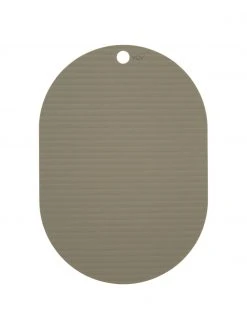 OYOY Living Design Tischsets Ribbo in Olivgrün, 2 Stück, B 33 x L 46 cm