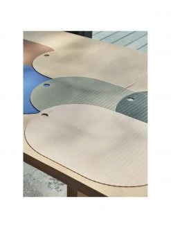 OYOY Living Design Tischsets Ribbo in Olivgrün, 2 Stück, B 33 x L 46 cm -Küche Geschäft Tischsets Ribbo in Olivgrun 2 Stuck 3