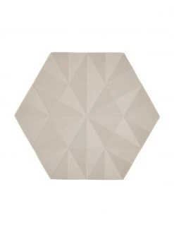 Zone Topfuntersetzer Ori in Beige, 2 Stück, L 16 x B 14 cm