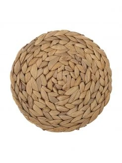 Bloomingville Topfuntersetzer Sammi aus Wasserhyazinthe, 2 Stück, Ø 20 cm