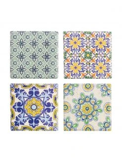 Villa D'Este Home Tivoli Topfuntersetzer-Set Deruta, 4-tlg., B 16 x T 16 cm