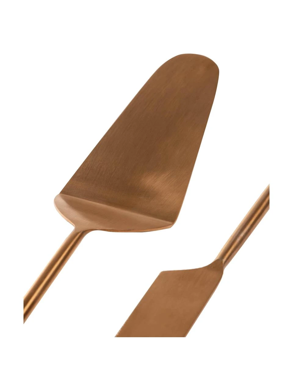 Tortenheber Kelda in Kupferfarben, 2er-Set, Edelstahl Das Besteck ist aus Edelstahl gefertigt. Somit ist es langlebig, rostet nicht und ist resistent gegen Bakterien., Kupferfarben, satiniert, Set mit verschiedenen Größen Tortenheber Kelda in Kupferfarben, 2er-Set, Set mit verschiedenen Größen -Küche Geschäft Tortenheber Kelda in Kupferfarben 2er Set 4