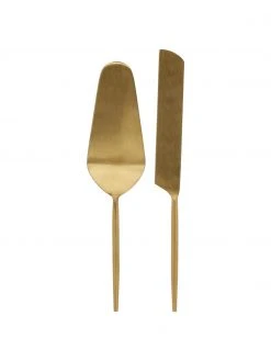 Tortenheber Lite in Gold, 2er-Set, Set mit verschiedenen Größen