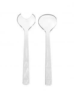 By On Transparentes Salatbesteck Picknick, 2-er Set, L 27 cm