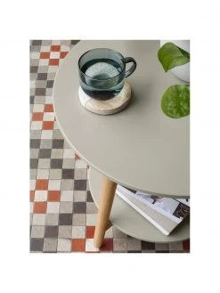 Untersetzer Augustine aus Terrazzo/Mangoholz, 4 St&uuml;ck, Ø 10 x H 2 cm -Küche Geschäft Untersetzer Augustine aus TerrazzoMangoholz 4 Stuck 5