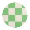 &k amsterdam Untersetzer Check in Gr&uuml;n, 4 St&uuml;ck, Ø 10 cm