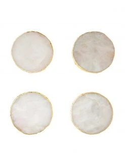 BUTLERS Untersetzer Crystale aus Edelstein, 4 St&uuml;ck, Ø 11 cm -Küche Geschäft Untersetzer Crystale aus Edelstein 4 Stuck 2