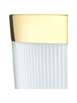 Sieger by Fürstenberg Vergoldeter Champagnerbecher Sip of Gold mit Relieflinien aus Porzellan, Ø 9 x H 7 cm, 300 ml 4 Sieger by Fürstenberg Vergoldeter Champagnerbecher Sip of Gold mit Relieflinien aus Porzellan, Ø 9 x H 7 cm, 300 ml -Küche Geschäft Vergoldeter Champagnerbecher Sip of Gold mit Relieflinien aus Porzellan 4