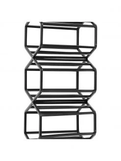 Nordal Wand-Weinregal Irena in Schwarz für 5 Flaschen, B 16 x H 57 cm 5 Nordal Wand-Weinregal Irena in Schwarz für 5 Flaschen, B 16 x H 57 cm -Küche Geschäft Wand Weinregal Irena in Schwarz fur 5 Flaschen 5