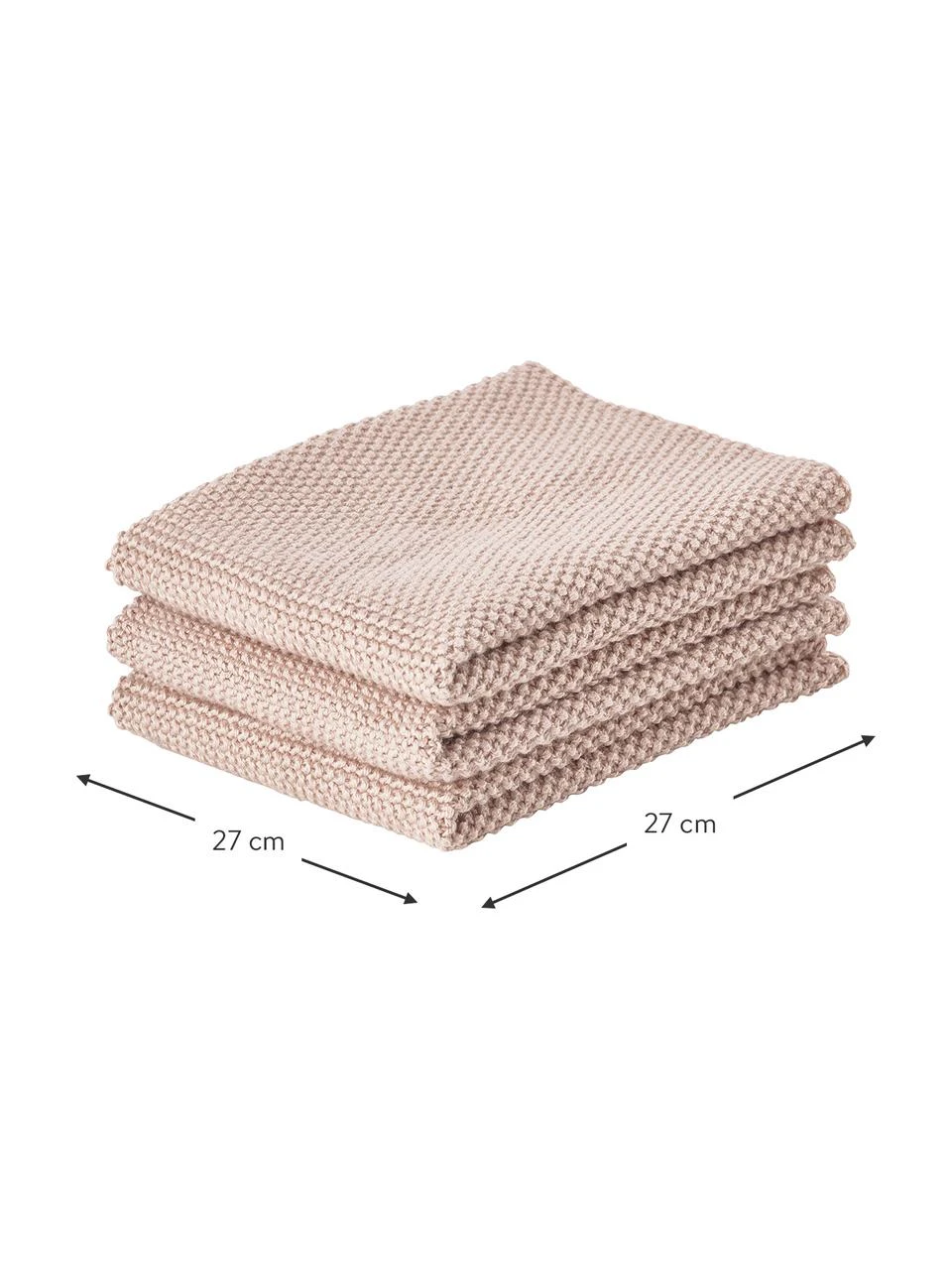 Zone Waschbare Baumwoll-Spültücher Lotha, 3 Stück, B 27 x L 27 cm 2 Zone Waschbare Baumwoll-Spültücher Lotha, 3 Stück, B 27 x L 27 cm – Bild 2