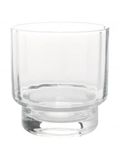 Wasserglas Vista mit Rillenrelief, Ø 8 x H 8 cm, 300 ml