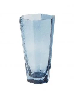 Jotex Wassergläser Amory in Blau, 4 Stück, Ø 9 x H 17 cm, 500 ml