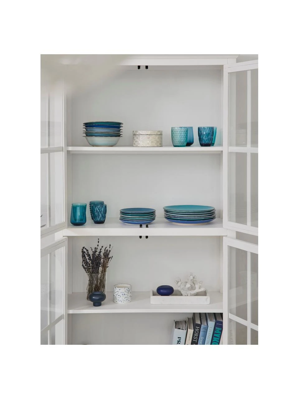 Wassergläser Colorado mit Strukturmuster, 4 Stück, Glas, Blau, Transparent, Ø 8 x H 10 cm, 260 ml Westwing Collection Wassergläser Colorado mit Strukturmuster, 4 Stück, Ø 8 x H 10 cm, 260 ml -Küche Geschäft Wasserglaser Colorado mit Strukturmuster 4 Stuck 1