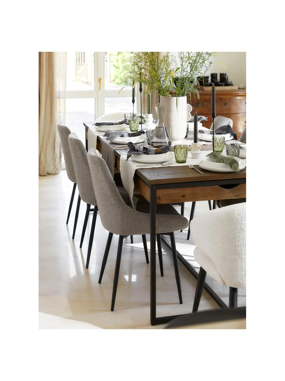 Wassergläser Colorado mit Strukturmuster, 4er-Set, Glas, Grün, Rosa, Blau, Grau, Ø 8 x H 10 cm, 260 ml Westwing Collection Wassergläser Colorado mit Strukturmuster, 4er-Set, Ø 8 x H 10 cm, 260 ml -Küche Geschäft Wasserglaser Colorado mit Strukturmuster 4er Set 3