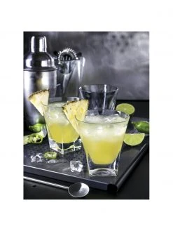 RCR Wassergläser Fusion mit Relief, 6 Stück, Ø 9 x H 10 cm, 270 ml -Küche Geschäft Wasserglaser Fusion mit Relief 6 Stuck 3