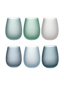 Villa D'Este Home Tivoli Wassergläser Happy Hour, 6er-Set, Ø 7 x H 11 cmNur noch 1 Artikel verfügbar