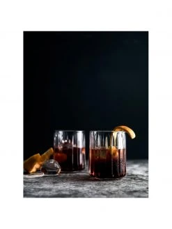 Wassergläser Hudson mit Rillenstruktur, 6 Stück, Ø 8 x H 10 cm, 300 ml -Küche Geschäft Wasserglaser Hudson mit Rillenstruktur 6 Stuck 5