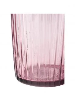 Bitz Wassergl&auml;ser Kusintha in Rosa mit Rillenrelief, 4 St&uuml;ck, Ø 7 x H 10 cmNur noch 1 Artikel verfügbar -Küche Geschäft Wasserglaser Kusintha in Rosa mit Rillenrelief 4 Stuck 5
