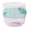Jotex Wassergl&auml;ser Lieke in Blau/Rosa, 4 St&uuml;ck, Ø 9 x H 8 cm, 350 ml