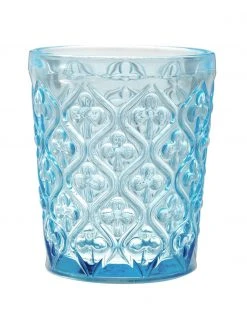 Villa D'Este Home Tivoli Wassergläser Marrakech in Bunt mit Strukturmuster, 6er-Set, Ø 8 x H 10 cm, 240 ml -Küche Geschäft Wasserglaser Marrakech in Bunt mit Strukturmuster 6er Set 3