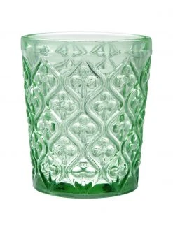 Villa D'Este Home Tivoli Wassergläser Marrakech in Bunt mit Strukturmuster, 6er-Set, Ø 8 x H 10 cm, 240 ml -Küche Geschäft Wasserglaser Marrakech in Bunt mit Strukturmuster 6er Set 4