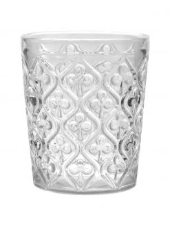 Villa D'Este Home Tivoli Wassergläser Marrakech in Bunt mit Strukturmuster, 6er-Set, Ø 8 x H 10 cm, 240 ml -Küche Geschäft Wasserglaser Marrakech in Bunt mit Strukturmuster 6er Set 5