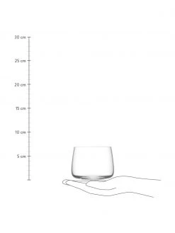 Lsa International Wassergläser Metropolitan, 4 Stück, Ø 9 x H 7 cm, 360 ml -Küche Geschäft Wasserglaser Metropolitan 4 Stuck 2