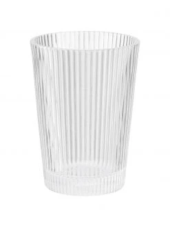 Stelton Wassergläser Pilastro mit Rillenrelief, 6 Stück, Ø 8 x H 11 cm