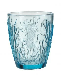 Villa D'Este Home Tivoli Wassergläser-Set Pantelleria mit Korallenmotiv, 6-tlg., Ø 9 x H 10 cmNur noch wenige verfügbar -Küche Geschäft Wasserglaser Set Pantelleria mit Korallenmotiv 6 tlg 4