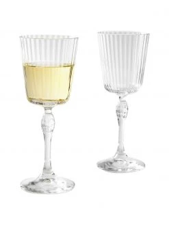 Weingl&auml;ser America's Cocktail mit Rillenstruktur, 4 St&uuml;ck, Ø 8 x H 20 cm, 240 ml -Küche Geschäft Weinglaser Americas Cocktail mit Rillenstruktur 4 Stuck 3