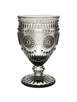 Cote Table Weingläser Chambord mit Blumen-Rlief, 6 Stück, Ø 9 x H 14 cm, 250 mlNur noch 1 Artikel verfügbar