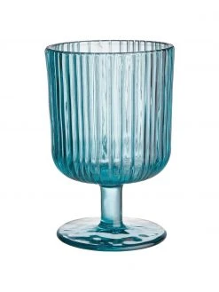 BUTLERS Weingläser Chelsea mit Rillenrelief, 6 Stück, Ø 8 x H 12 cm, 250 ml