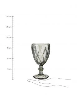 Westwing Collection Weingläser Colorado mit Strukturmuster, 4 Stück, Ø 9 x H 17 cm -Küche Geschäft Weinglaser Colorado mit Strukturmuster 4 Stuck 10