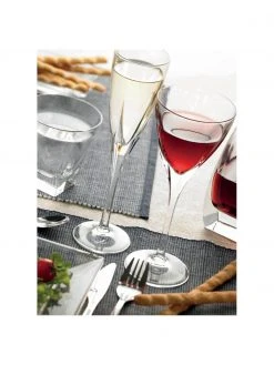 RCR Weingläser Fusion mit Relief, 6 Stück, Ø 9 x H 21 cm, 250 ml -Küche Geschäft Weinglaser Fusion mit Relief 6 Stuck 3