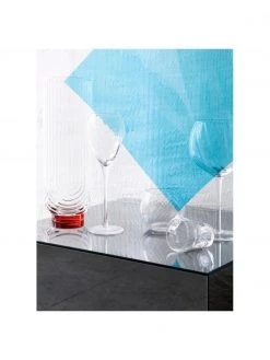 By On Weingläser Opacity mit Rillenstruktur, 6 Stück , Ø 10 x H 19 cm, 400 ml -Küche Geschäft Weinglaser Opacity mit Rillenstruktur 6 Stuck 3