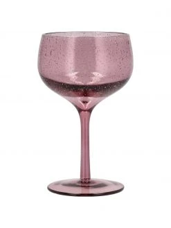 Lyngby Weingläser Valencia in Rosa, 6 Stück, Ø 9 x H 16 cm