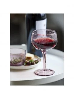 Lyngby Weingl&auml;ser Valencia in Rosa, 6 St&uuml;ck, Ø 9 x H 16 cm -Küche Geschäft Weinglaser Valencia in Rosa 6 Stuck 4