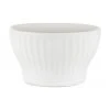 Weiße Eierbecher Groove mit Rillenstruktur, 4 Stück, Ø 6 x H 4 cm