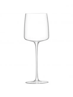 Lsa International Weißweingläser Metropolitan, 4 Stück, Ø 8 x H 22 cm, 350 ml