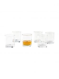 Whiskygläser Princesa, 6 Stück, Ø 8 x H 9 cm, 310 ml -Küche Geschäft Whiskyglaser Princesa 6 Stuck 4
