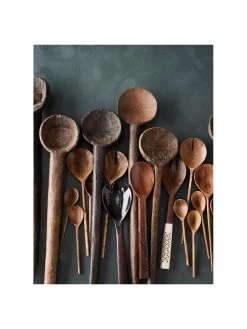 Madam Stoltz Zartes Salatbesteck Wodeen aus Mangoholz, 2er-Set, L 28 -Küche Geschäft Zartes Salatbesteck Wodeen aus Mangoholz 2er Set 3