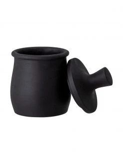 Bloomingville Zuckerdose Eike aus Mangoholz in matt Schwarz, Ø 11 x H 17 cmNur noch 1 Artikel verfügbar -Küche Geschäft Zuckerdose Eike aus Mangoholz in matt Schwarz 3